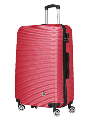Geographical Norway 5-delige hardcase-trolleyset "Salomun" rood