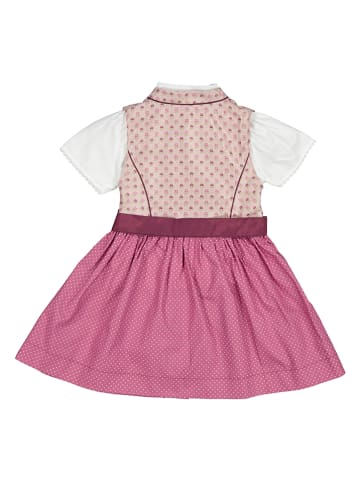Isartrachten Dirndl in Beere/ Rosa