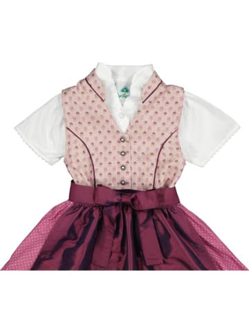 Isartrachten Dirndl in Beere/ Rosa