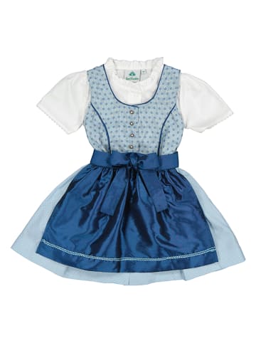 Isartrachten Dirndl in Hellblau/ Blau