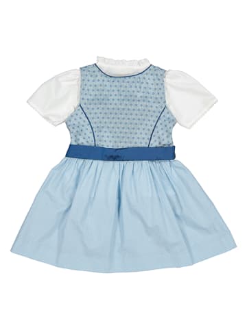 Isartrachten Dirndl in Hellblau/ Blau