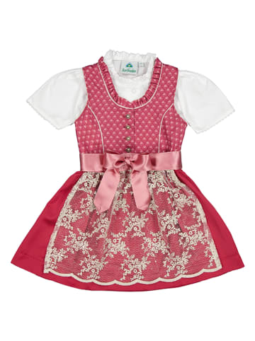 Isartrachten Dirndl in Rot