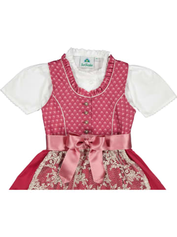 Isartrachten Dirndl in Rot
