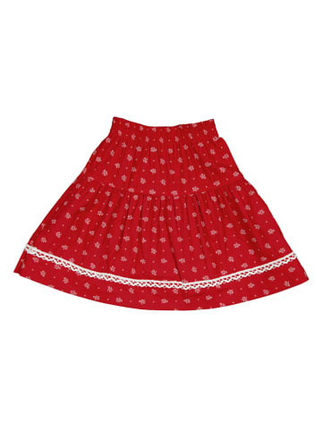 Isartrachten Omkeerbare traditionele rok lichtblauw/rood