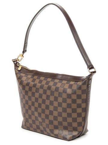 Louis Vuitton Schultertasche "Illovo" in Braun/ Hellbraun - (B)22 x (H)21 x (T)11 cm