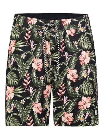 Sublevel Badeshorts in Bunt/ Schwarz