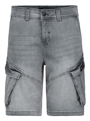 Authentic Style Bermudy dżinsowe w kolorze szarym