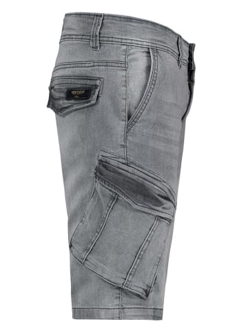 Authentic Style Jeans-Cargobermudas in Grau