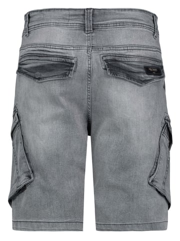 Authentic Style Jeans-Cargobermudas in Grau