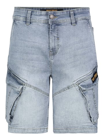Sublevel Jeans-Cargobermudas in Hellblau