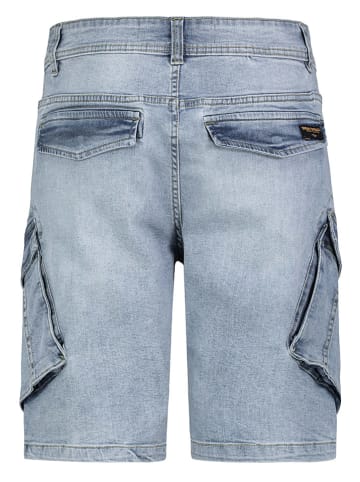 Sublevel Jeans-Cargobermudas in Hellblau