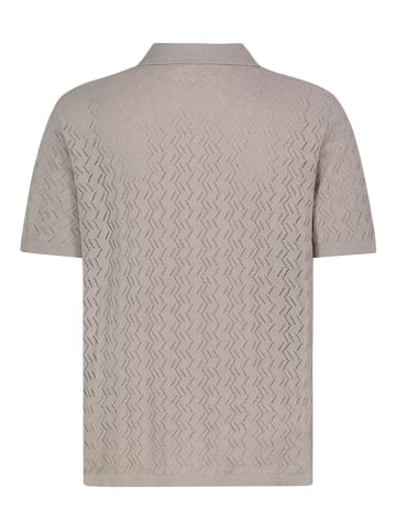 Authentic Style Koszula dzianinowa - Regular fit - w kolorze szarobrązowym