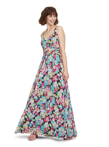 Vera Mont Kleid in Anthrazit/ Pink/ Hellblau