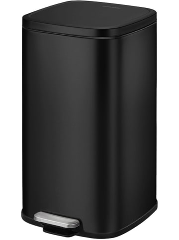 Fackelmann Pedal-Abfallsammler "London" in Schwarz - 6 l