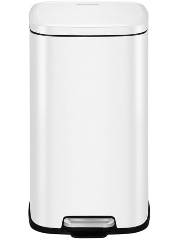 Fackelmann Pedaalemmer "London" wit - 6 l