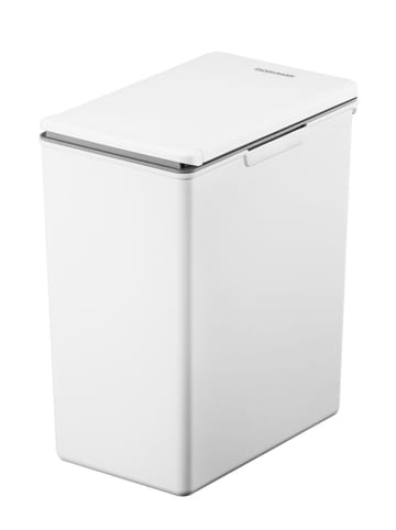 Fackelmann Touchafvalemmer "Oslo" wit - 20 l