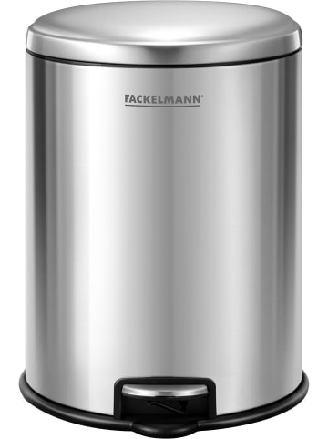 Fackelmann Pedal-Abfallsammler "Milano" in Silber - 3 l