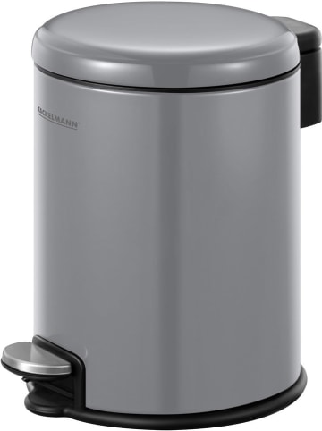 Fackelmann Pedal-Abfallsammler "Milano" in Grau - 3 l