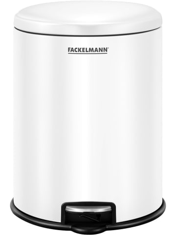Fackelmann Pedaalemmer "Milano" wit - 3 l