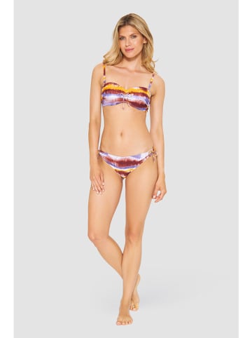 Rösch Bikini-Hose in Aubergine/ Orange