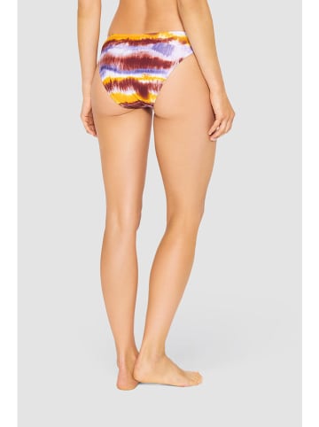 Rösch Bikini-Hose in Aubergine/ Orange