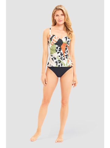 Féraud Tankini in Creme/ Schwarz/ Grün