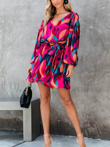 LA Angels Kleid in Pink/ Bunt