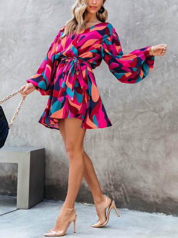 LA Angels Kleid in Pink/ Bunt