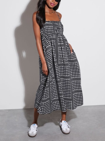 Milan Kiss Kleid in Schwarz/ Weiß