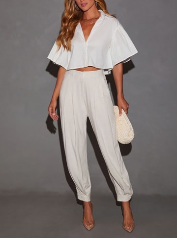 Milan Kiss Bluse in Creme