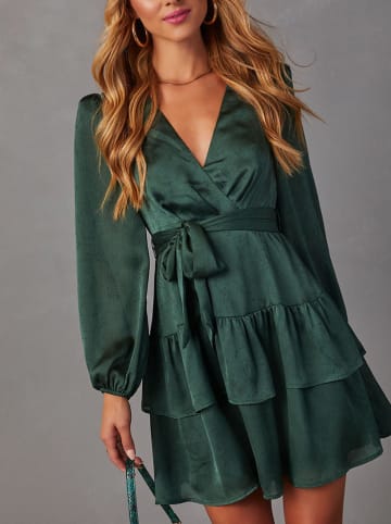 Milan Kiss Kleid in Dunkelgrün