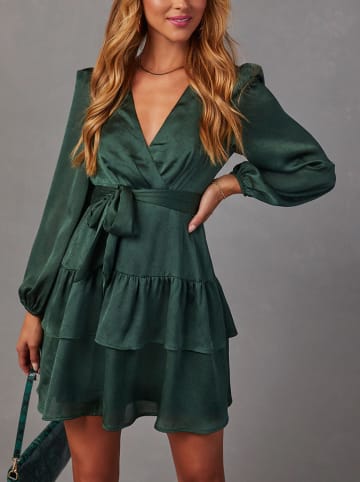 Milan Kiss Kleid in Dunkelgrün
