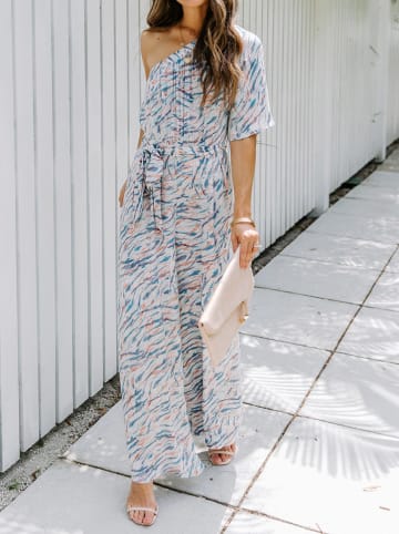Milan Kiss Jumpsuit in Weiß/ Bunt