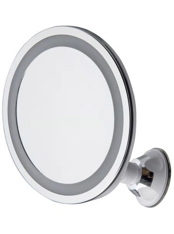 Adler Europe LED-Badezimmerspiegel "AD 2168" in Silber - Ø 20 cm