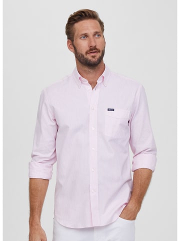 Façonnable Hemd in Rosé/ Weiß