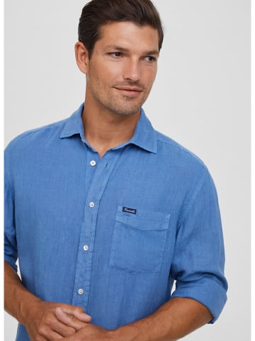 Façonnable Linnen blouse blauw