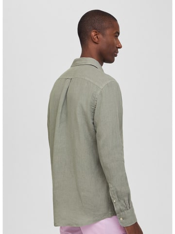 Façonnable Linnen blouse kaki
