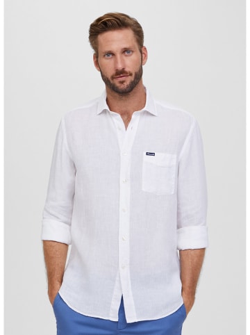 Façonnable Linnen blouse wit