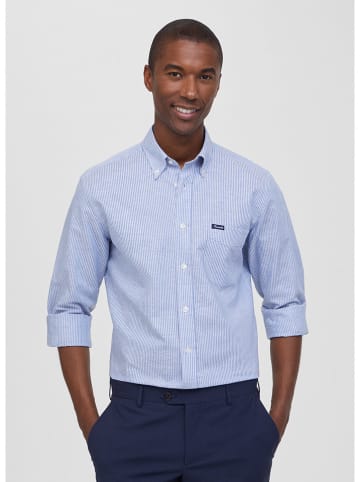 Façonnable Blouse lichtblauw/wit