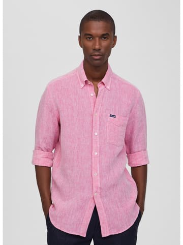 Façonnable Linnen blouse lichtroze