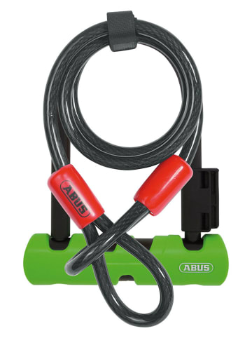 ABUS Fietsslot met ronde beugel zwart/groen