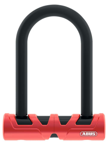 ABUS Fahrradschloss mit Rundbügel in Schwarz/ Rot