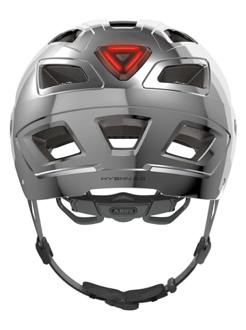 ABUS Kask rowerowy "Hyban 2.0" w kolorze srebrnym