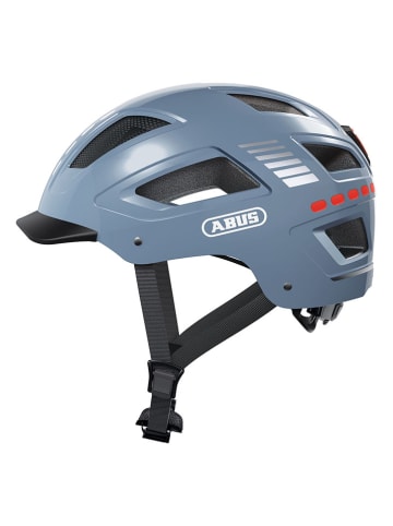 ABUS Kask rowerowy "Hyban 2.0 LED" w kolorze błękitnym