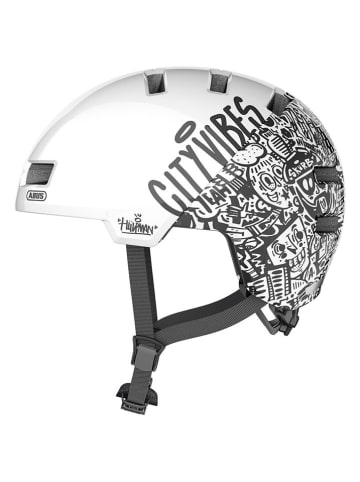 ABUS Fahrradhelm "Skurb ACE" in Weiß/ Schwarz