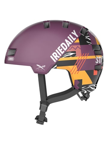 ABUS Kask rowerowy "Skurb ACE" w kolorze pomarańczowo-fioletowym