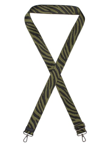 ZEBRA Umhängeriemen in Khaki/ Schwarz - (L)140 cm