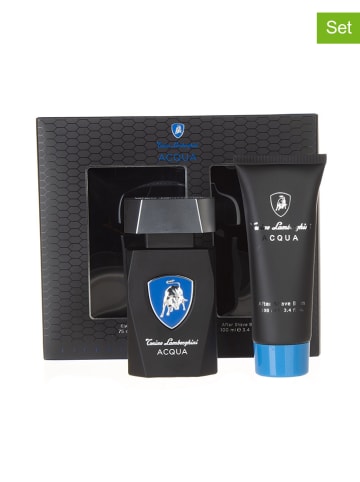 Lamborghini 2tlg. Set: "Acqua" - EdT, und Aftershave-Balsam