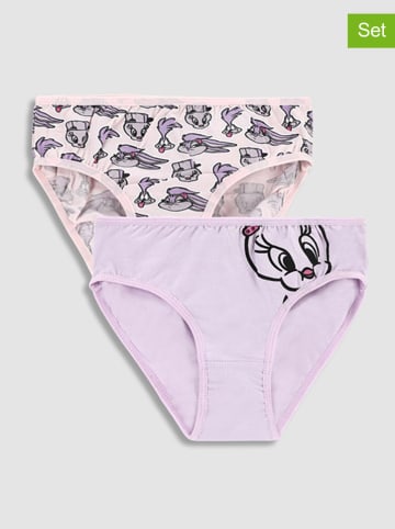 Coccodrillo 2er-Set: Slips in Lila/ Rosa/ Schwarz