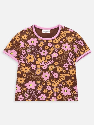 Coccodrillo Shirt in Braun/ Orange/ Rosa